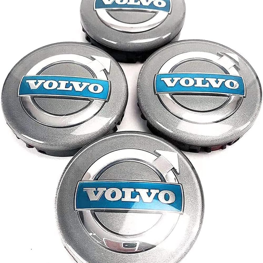 Moyeu cache de ABS roue centrale 64mm protection durable contre la rouille pour Volvo