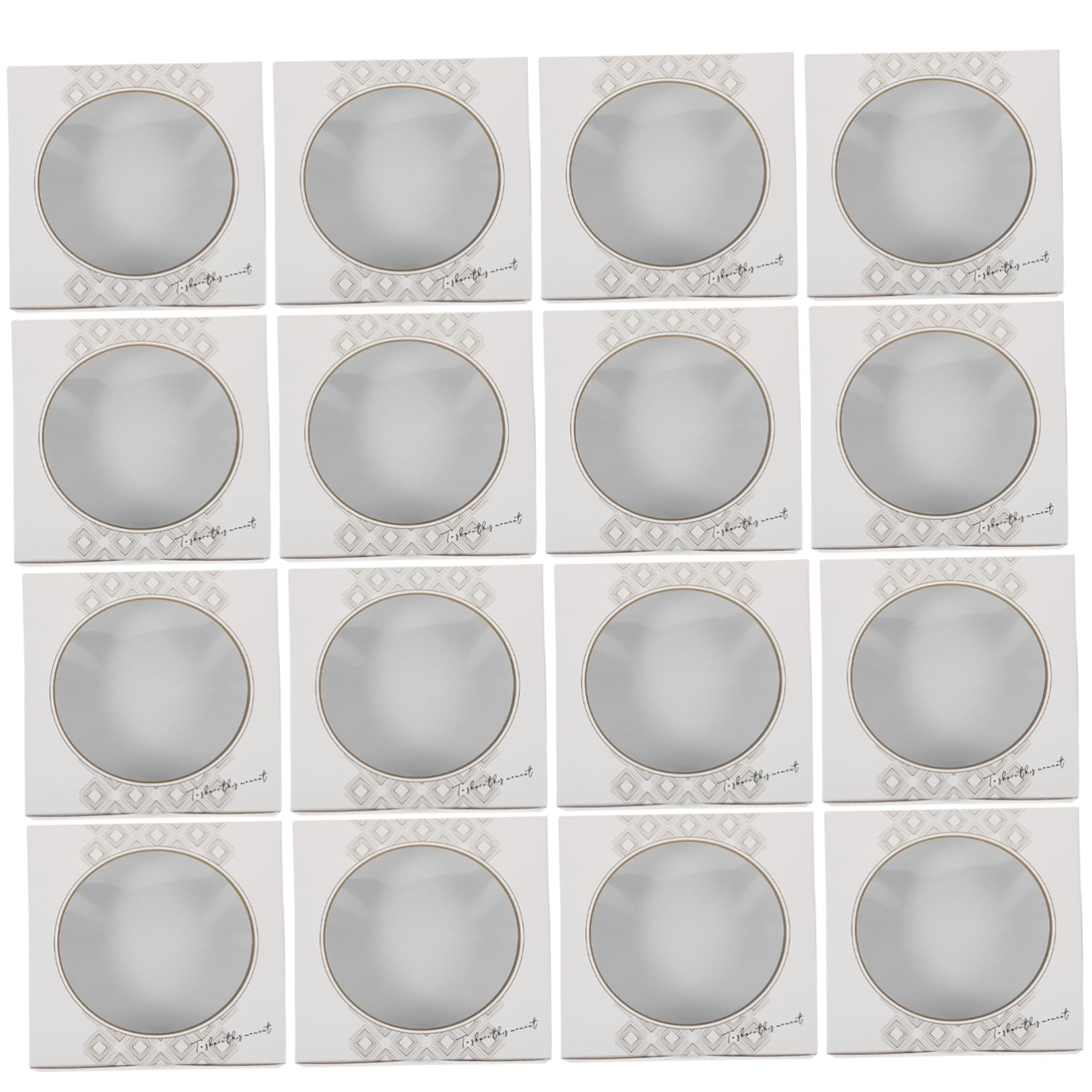 FUNOMOCYA 20pcs Pizza Boxes Western Pastry Case Window Paper Material for Pizza Portable Takeout Containers