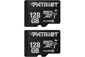 Patriot LX Series 2-Pack 128GB UHS-I Micro SD Flash Memory Card