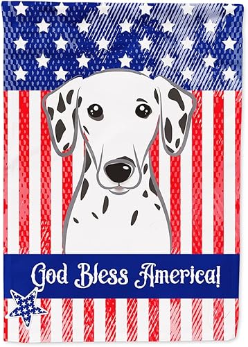 Vista 300 de Caroline's Treasures BB2171GF American Flag and Border Collie Garden Flag Mailbox Flag Decorative Yard Flag Banner Outside Patio Artwork Yard Flower