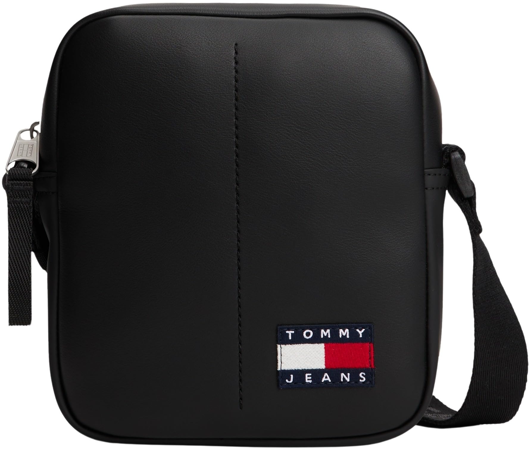 Tommy Jeans Men's TJM ESS DAILY PU REPORTER AM0AM13712 Crossover, Black (Black), One Size
