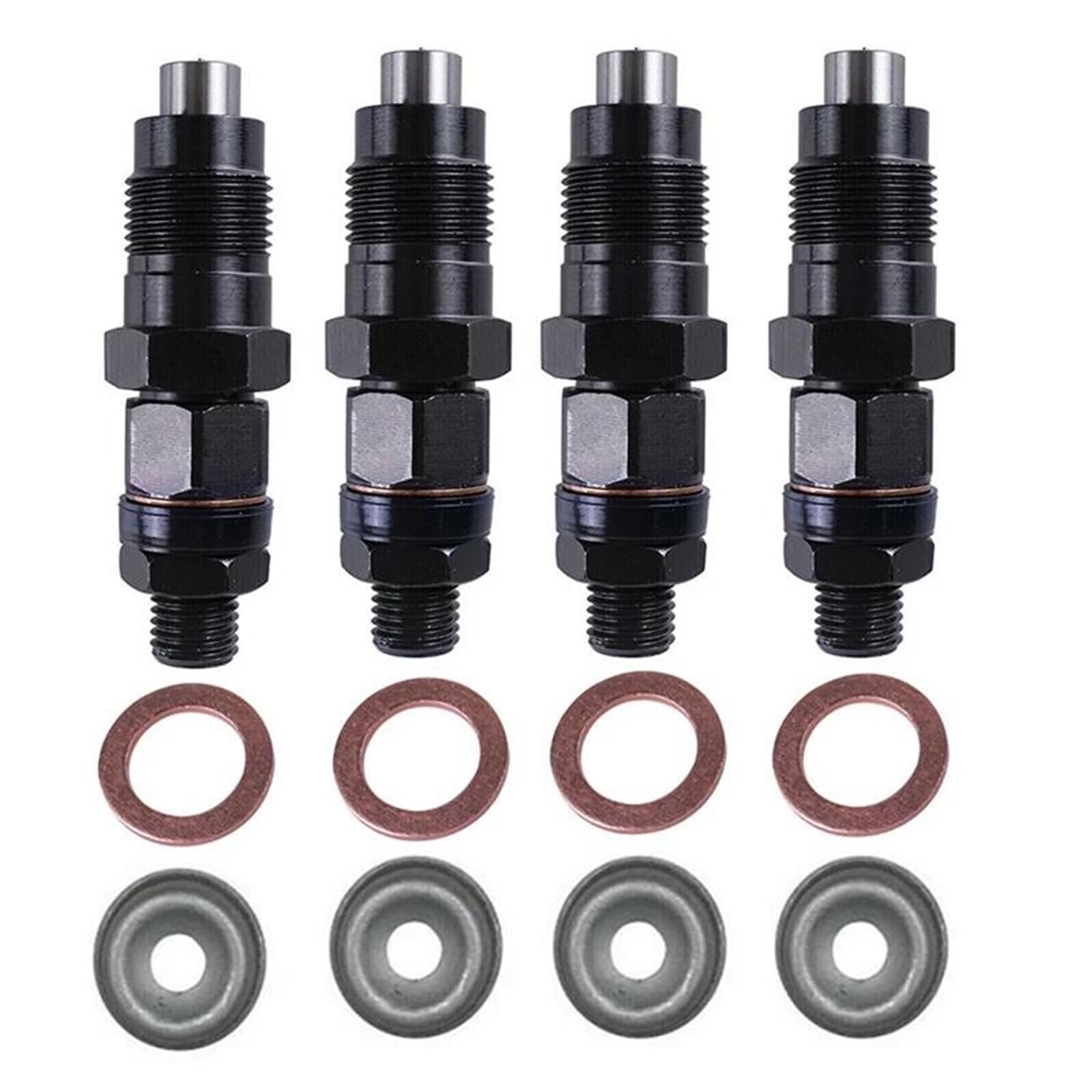YUUEI Parti del Motore 4 Pezzi TD27 Iniettori di Carburante Motore 16600-43G23 per Nissan per NAVARA D21 2.7L Diesel Parti Iniettore di Carburante Pompa Ugello