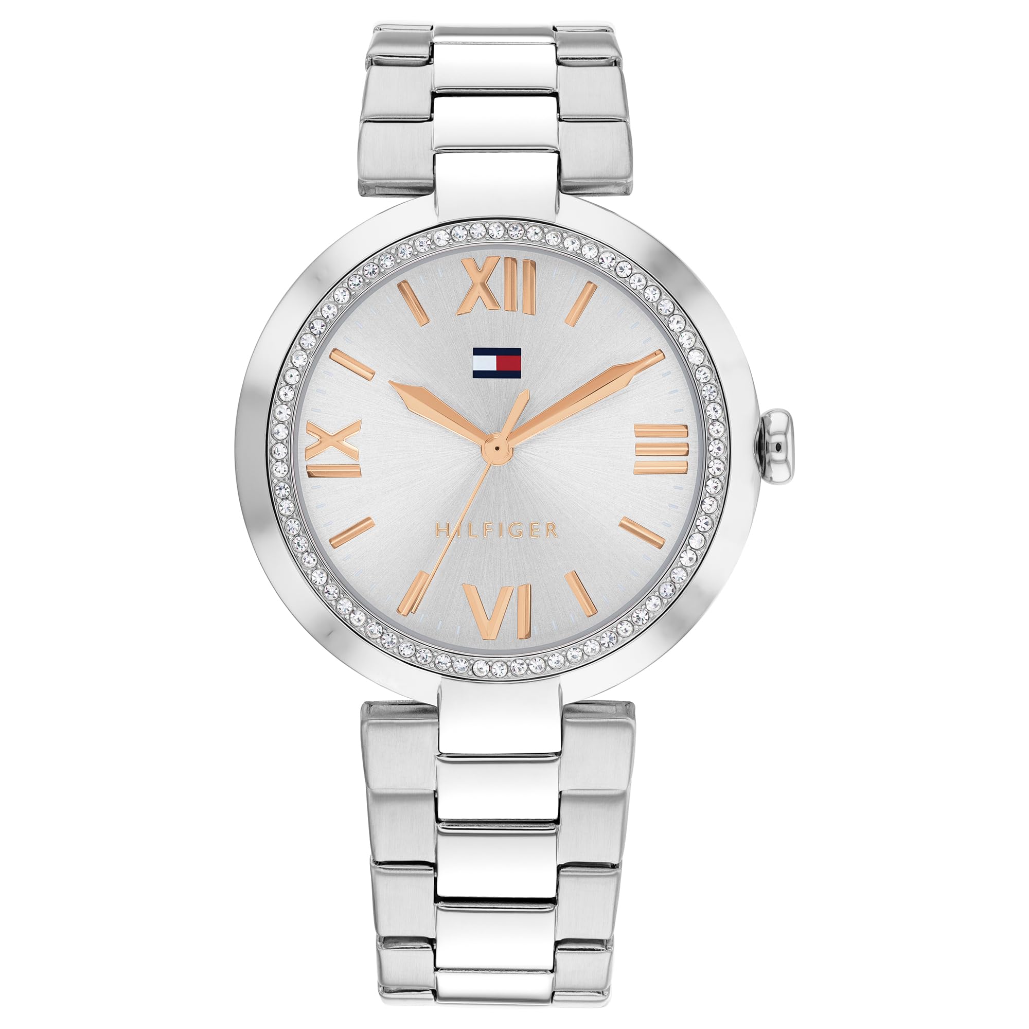 Alice Quartz Analog with Sliver Dial Silver Stainless Steel Strap Watch for Women - TH1782681W-image-28