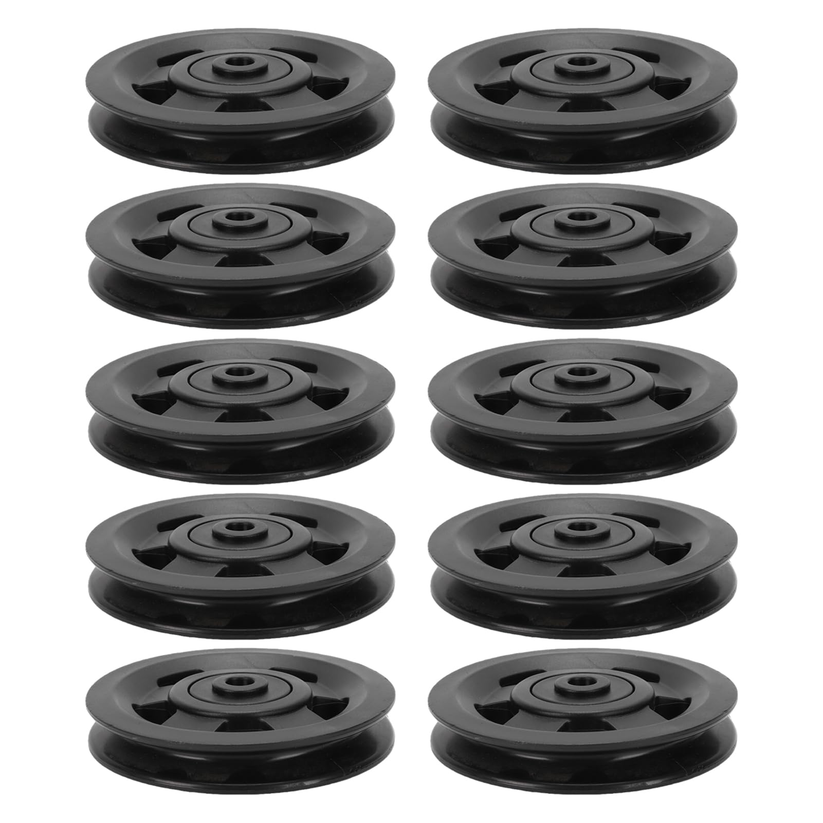 CHICIRIS Rueda de Polea de Nailon de 5 Orificios, Repuesto de 110mm para