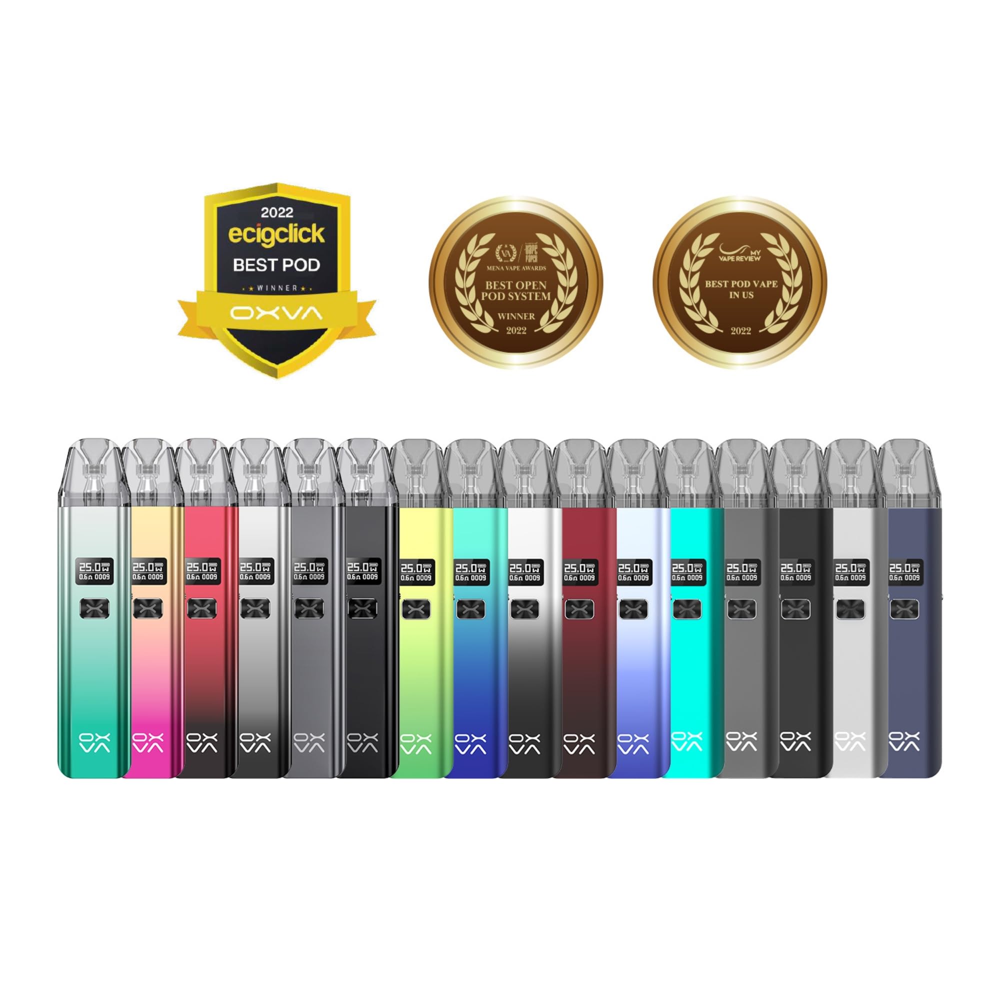 OXVA Xlim Vape Pod Starter Kit - MTL Vaping, Built-In Mesh Coil - No  Nicotine (Shiny Gold Pink): Amazon.co.uk: Health & Personal Care
