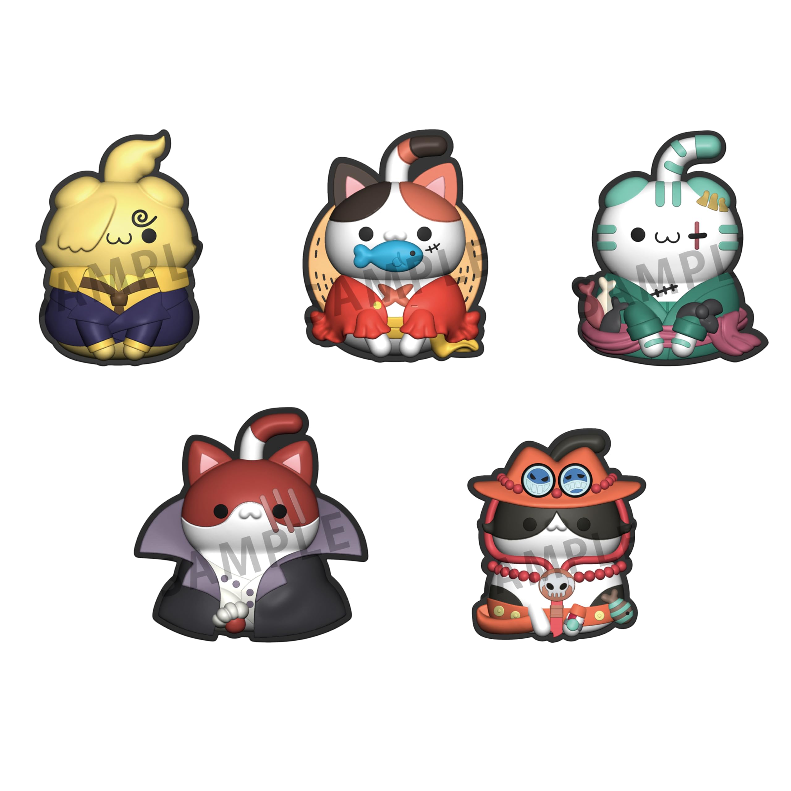 nyan-nyan　0324 Amazon.com: Megahouse - One Piece - Nyan Piece Nyan! Rubber Clip