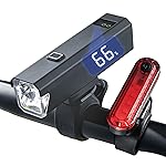 JowBeam Bike Lights for Night Riding,Rechargeable Bicycle Lights Front and Back,2000 Lumen Super Bright LED Bike Headlight & Rear Light,Mount Included JB867