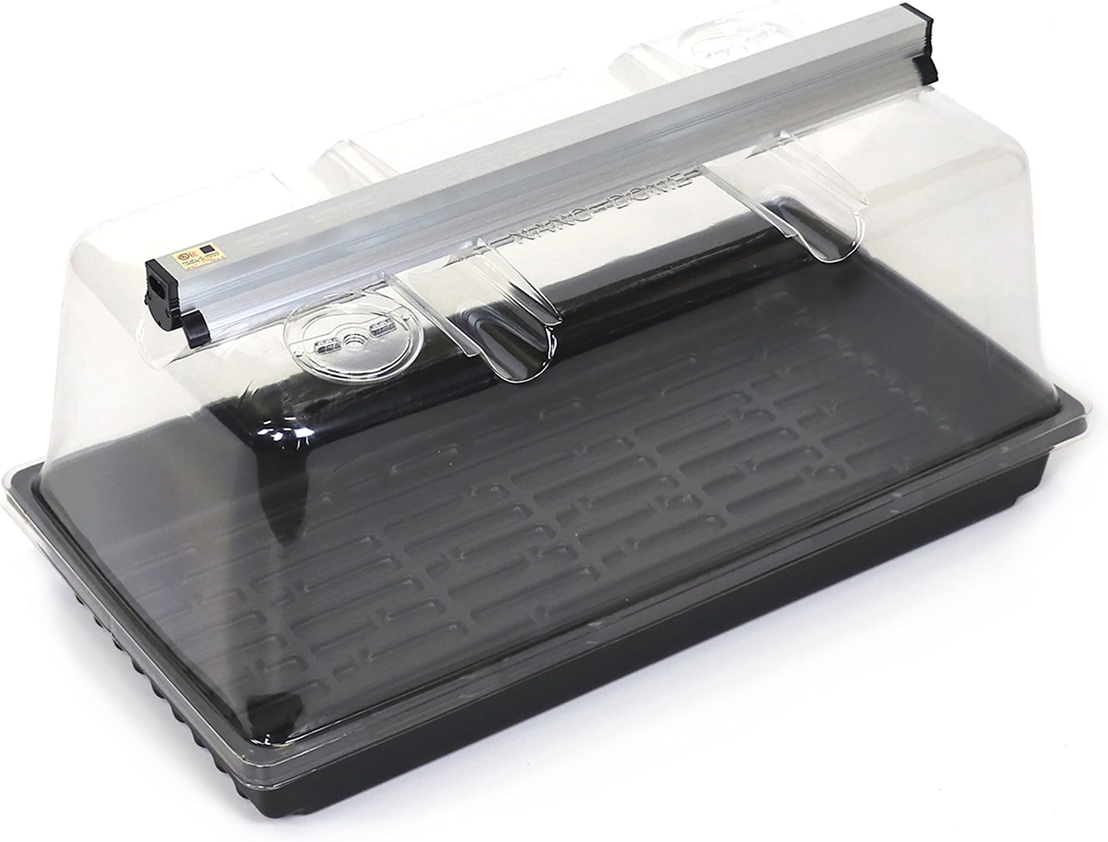 SunBlaster T5HO Mini Greenhouse, Indoor Home Growing Kit, Black