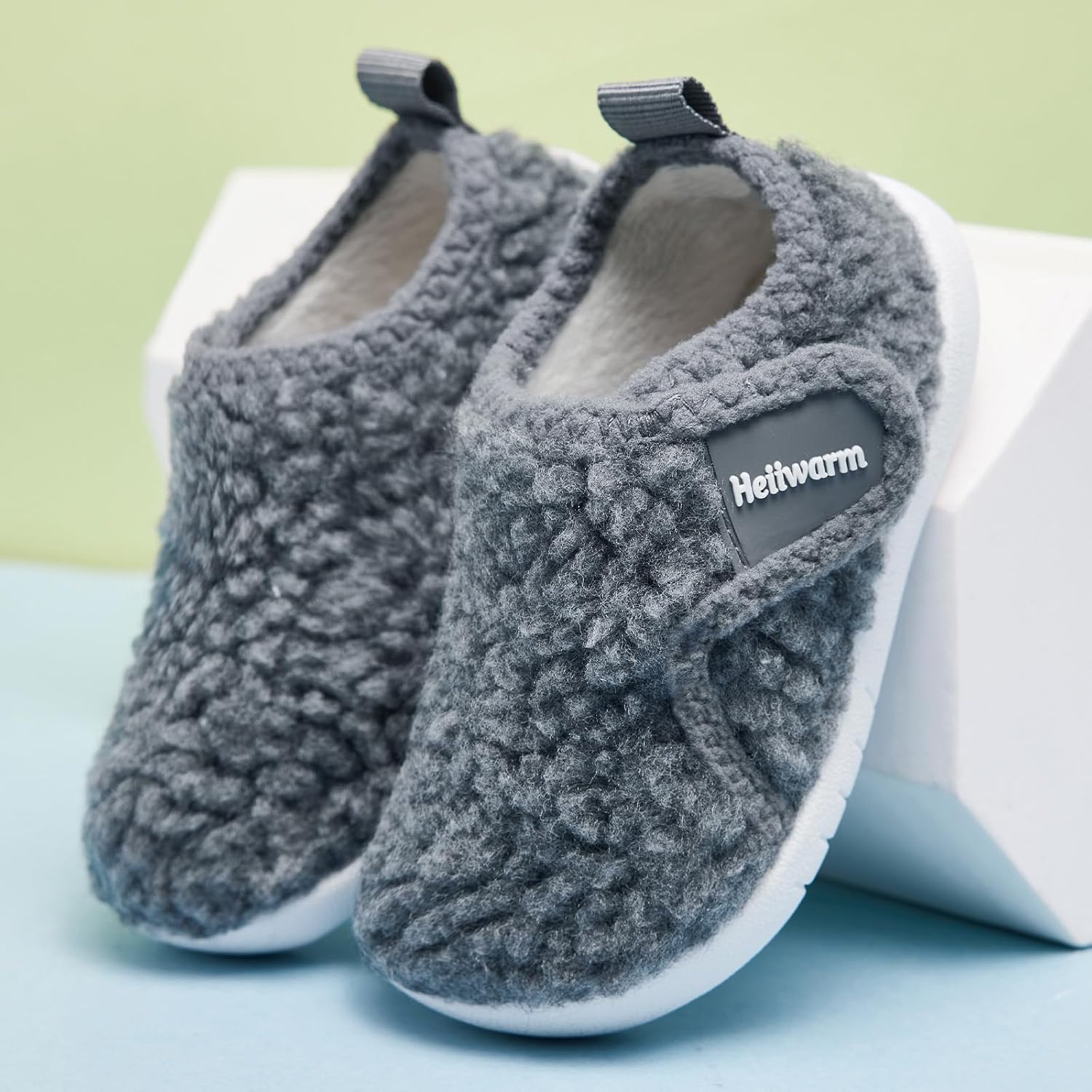 Baby Fuzzy Warm Cozy Cotton Winter Slippers for Boys Girls - Image 6