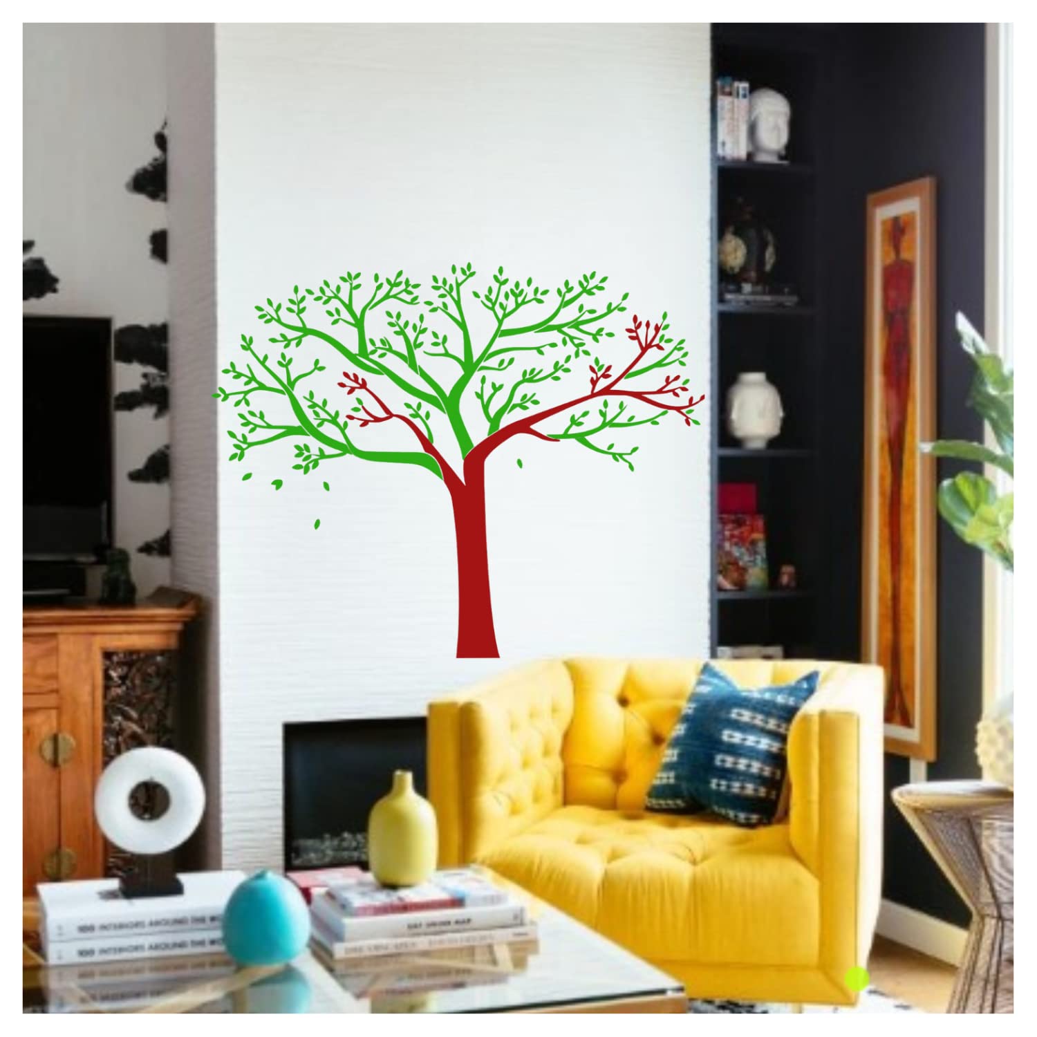 Kayra Decor Stencils for Wall Painting Autumn Tree Large - Size 72 X 125 Inch (KHSNT368) (B074CF86V9) Amazon Price History, Amazon Price Tracker