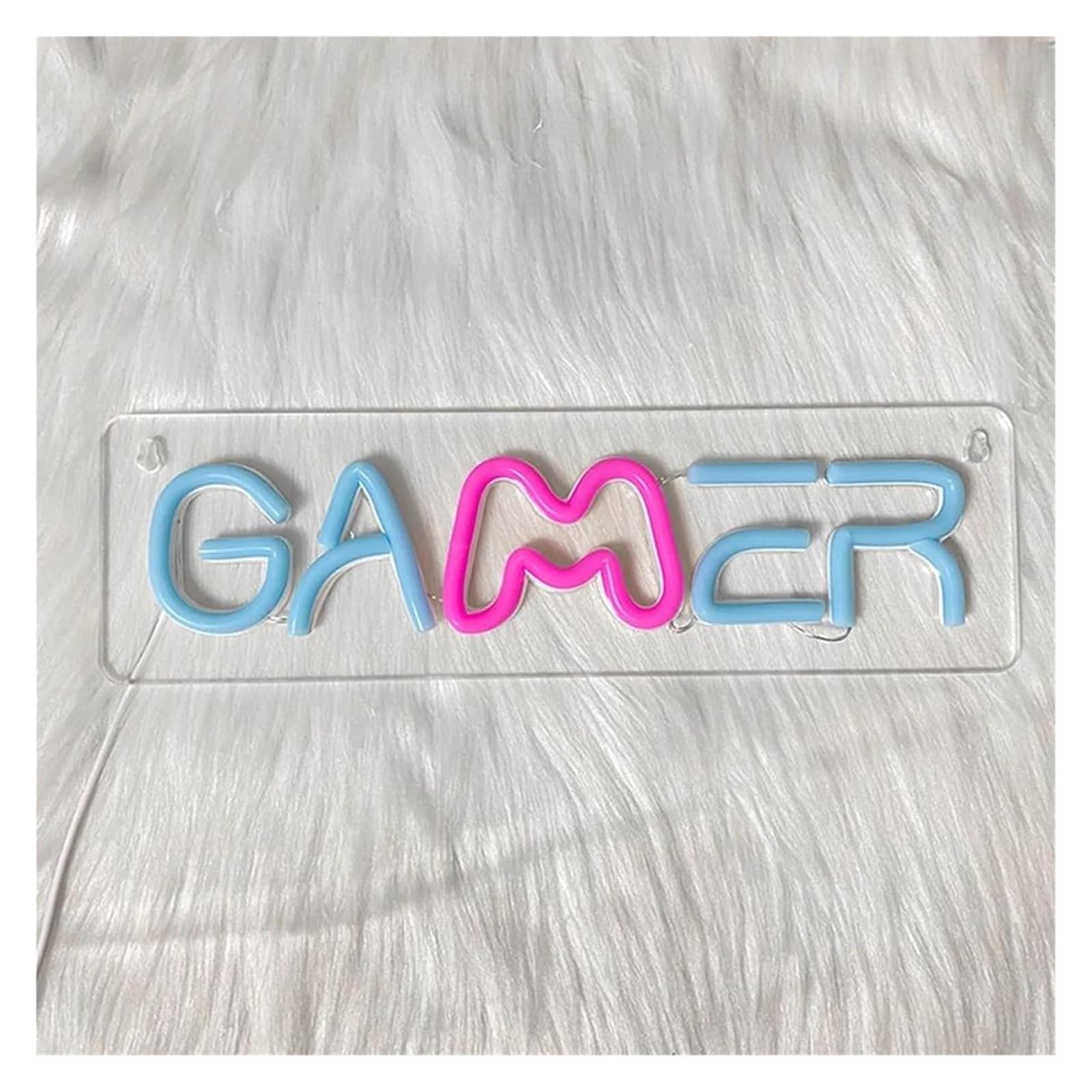 Decoración con luces de neón Decoración de para fiesta GAMER para letrero neón LED con luz regulable para habitación dormitorio sala juegos