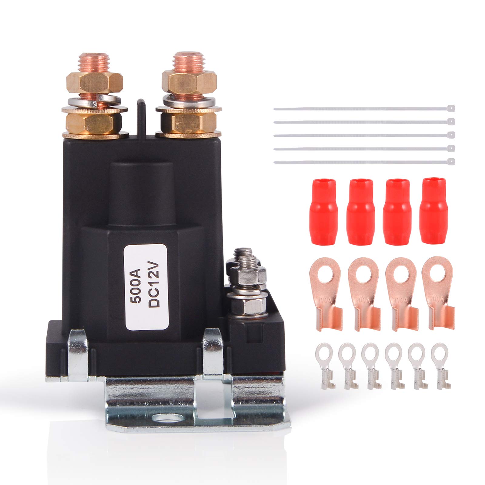 Amazon | FOSHIO 1 パック 500A 12V 4極 SPDT配線ソケットスターター