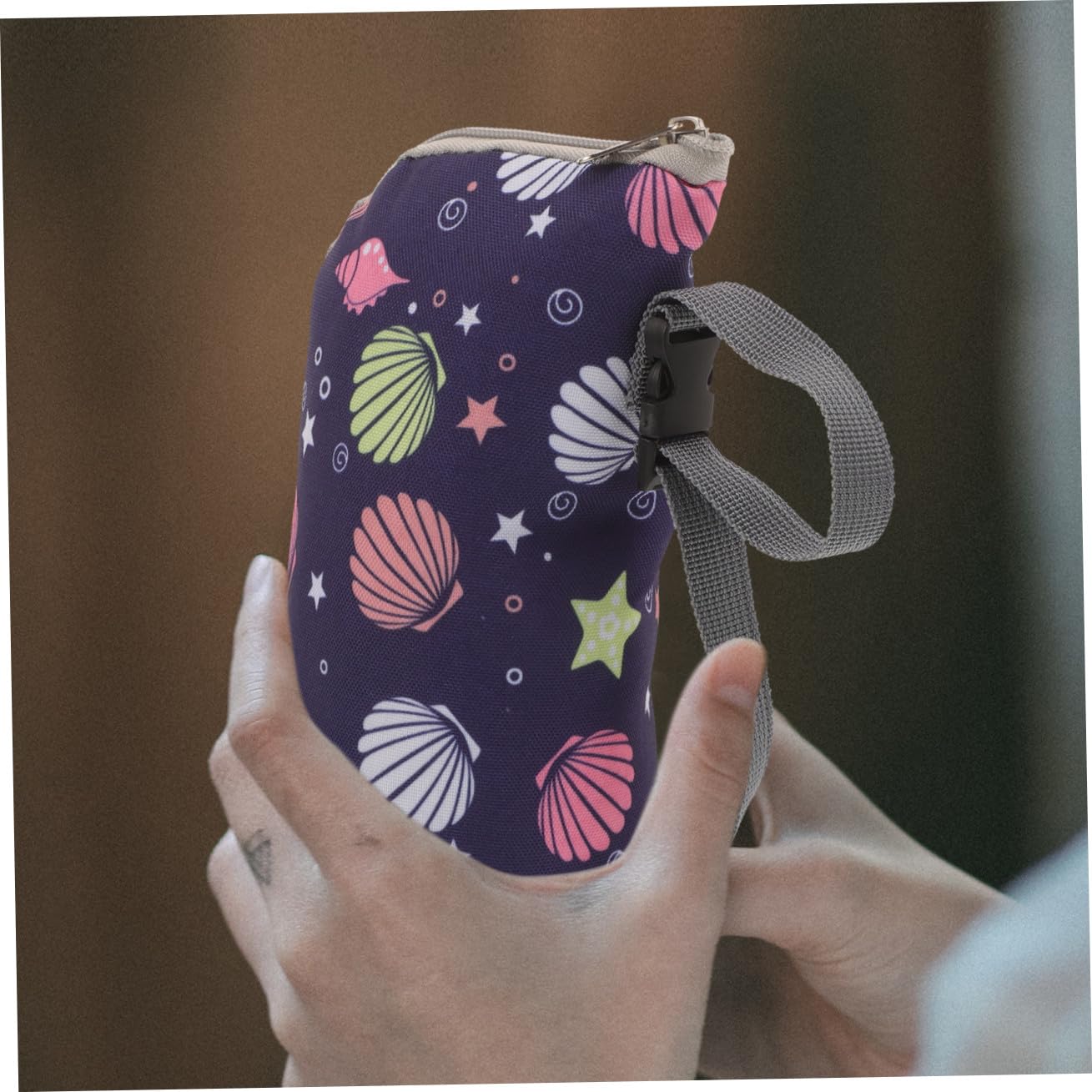 VICASKY 4piezas Bolsa Aislante para Biberones Portátil Funda Térmica para Mantener Leche y Bebidas Calientes para Viajes y Salidas Bebés Diseño Elegante