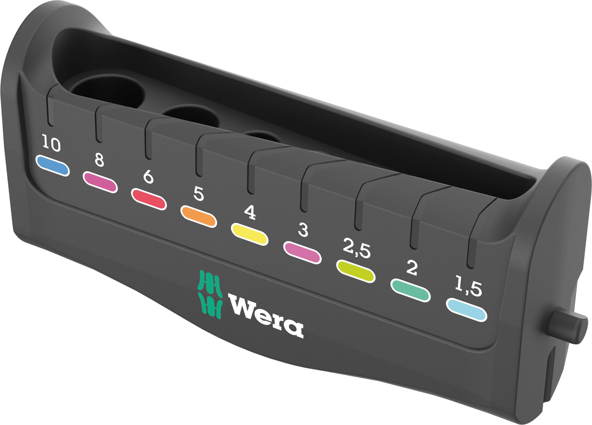 Wera 05133165001 950/9 Hex-Plus Multicolour 3 Juego de llaves acodadas, métricas, BlackLaser, 12 piezas