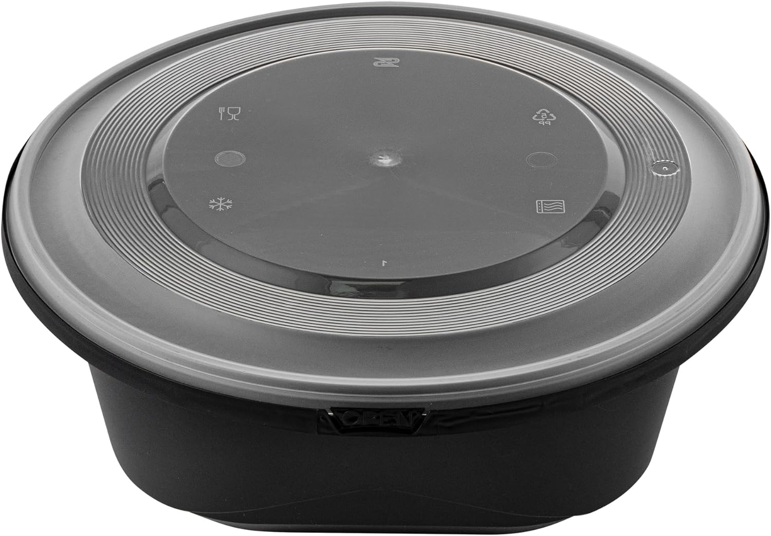 Restaurantware Soup Bowl 25 Pack of 84.5 oz Microwavable Plastic Disposable Food Container Freezer-Safe Hot Food Catering Bowl