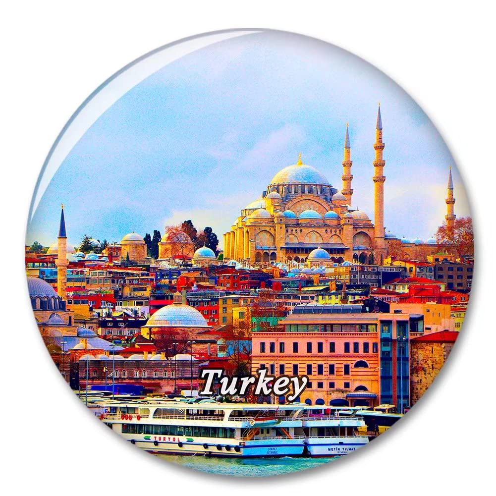Turkey Istanbul Fridge Magnet Decorative Magnet Tourist City Travel Souvenir Collection Gift Strong Refrigerator Sticker