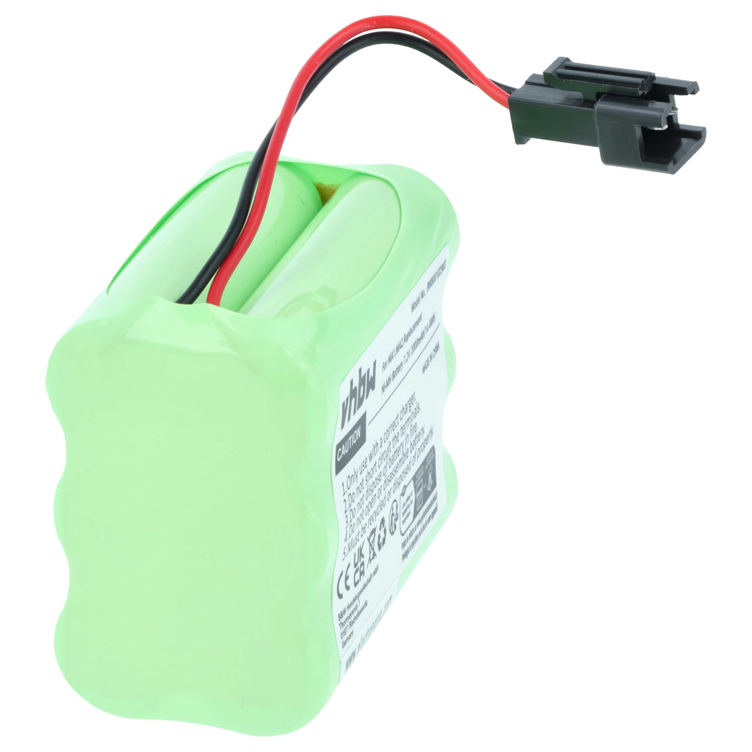 vhbw Batterie Compatible avec Tivoli Pal | iPal radio (2000mAh, 7,2V, NiMH)