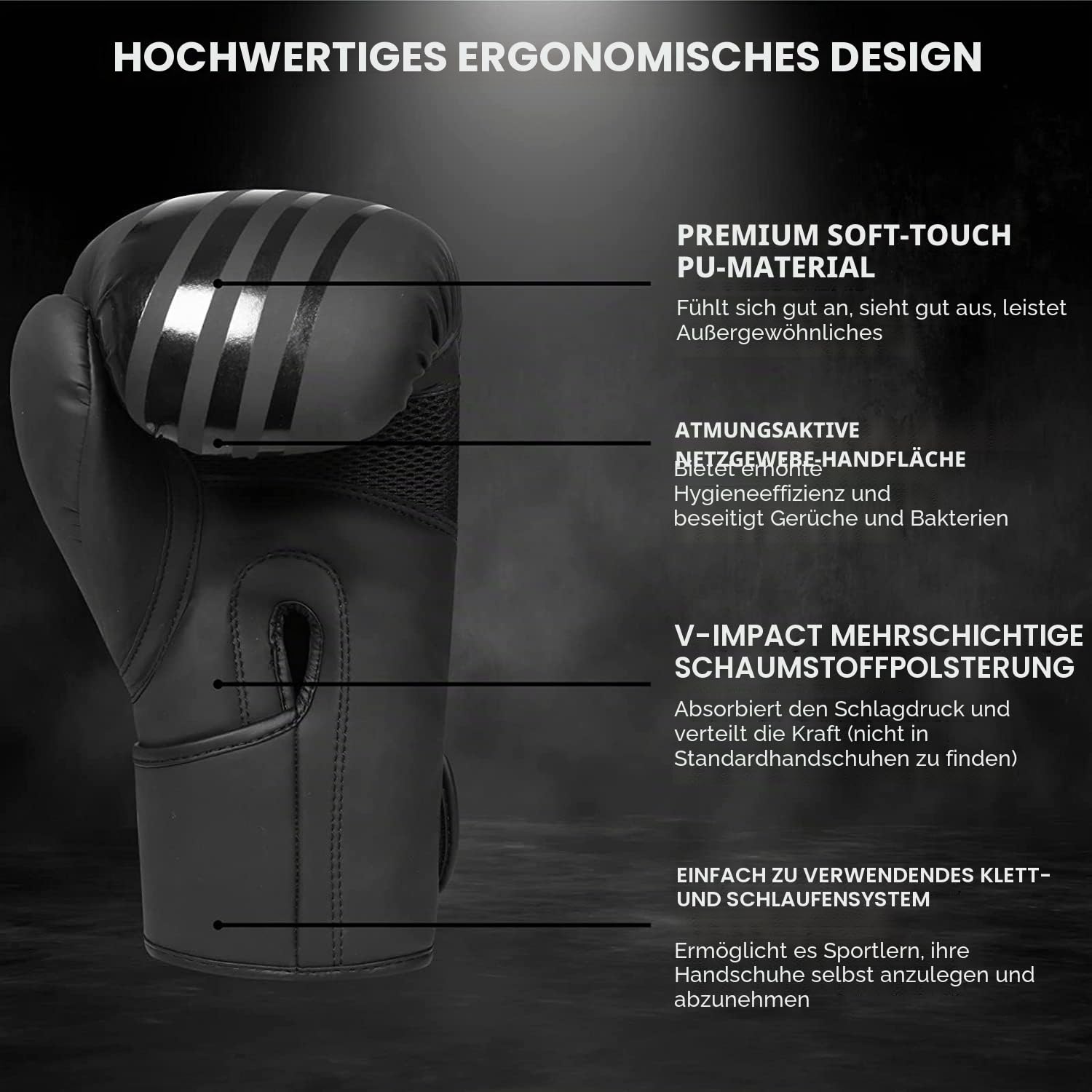 WFX Leder-Boxhandschuhe, professionell, MMA, Sparring, Kickboxen, Boxsack, Training, Muay Thai-Kampf