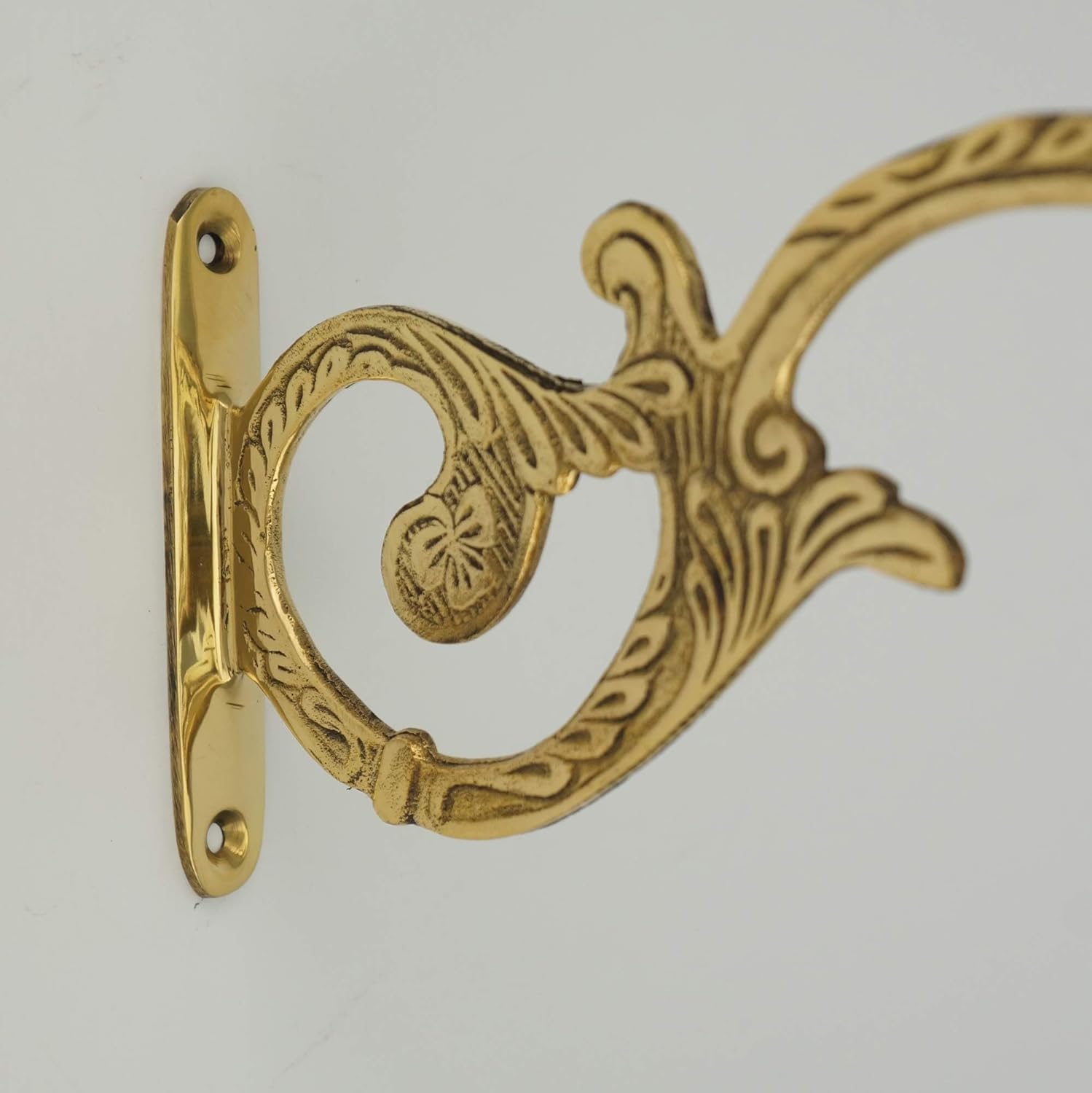 Brass Wall Mount Bracket for Orthodox Vigil Oil Lamps – Hook for Hanging Lamp 25cm (9.84 inch)