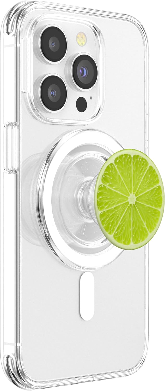 Lime Fruit Slice PopSockets PopGrip for MagSafe