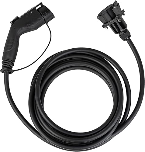 Level 2 EV Charger Extension Cable – 40A SAE J1772, 20 ft Universal Type 1 Charging Cord, Heavy‑Duty, IP67 Waterproof, UL‑Certified, Plug-and-Play