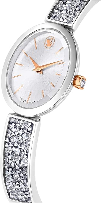 【SWISS MADE】スワロフスキー　シルバー　時計 Amazon.co.jp: 【スワロフスキー】Dextera Bangle ウォッチ