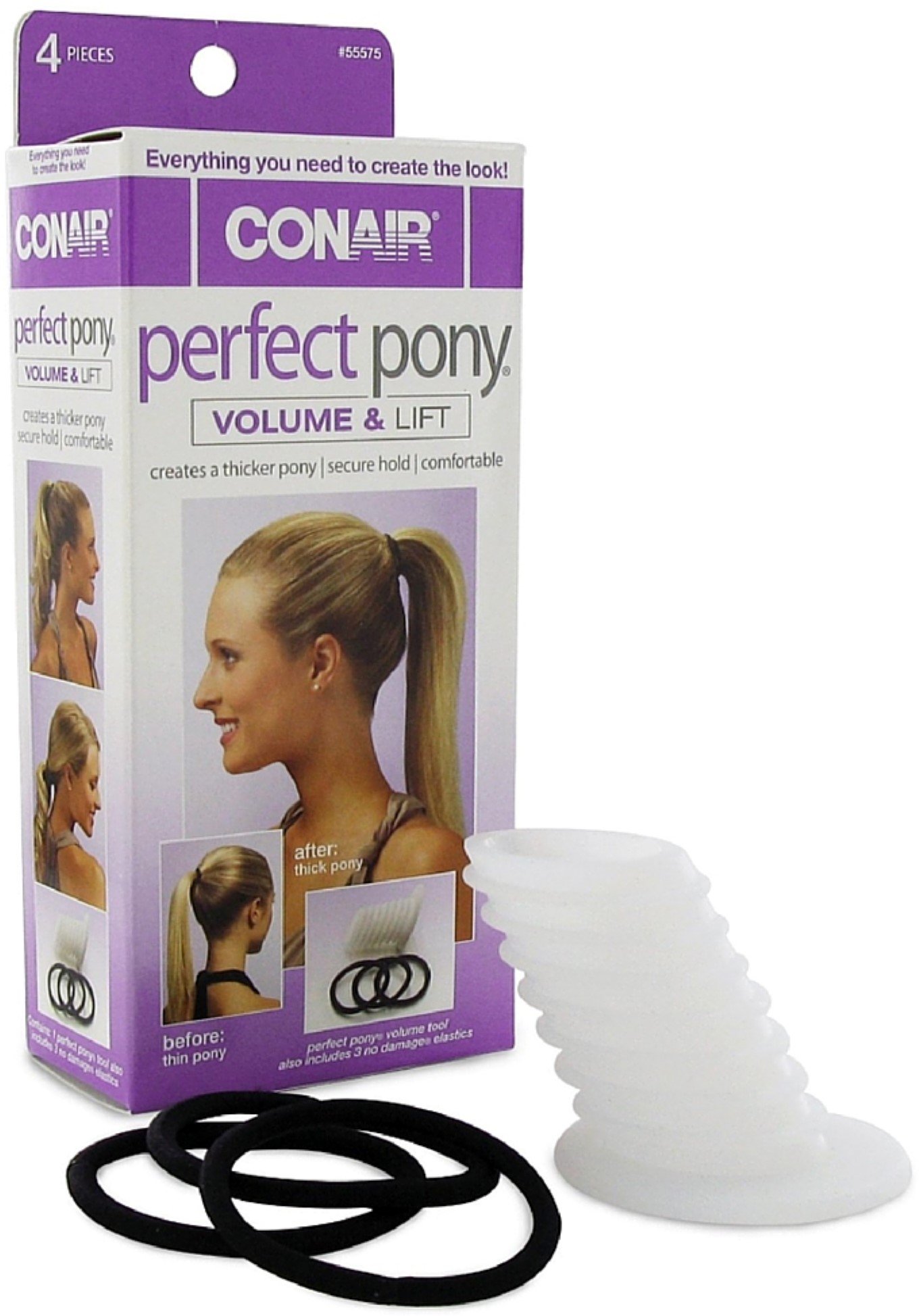 Conair Perfect Pony 4-Piece Kit 1 ea (Pack of 2)