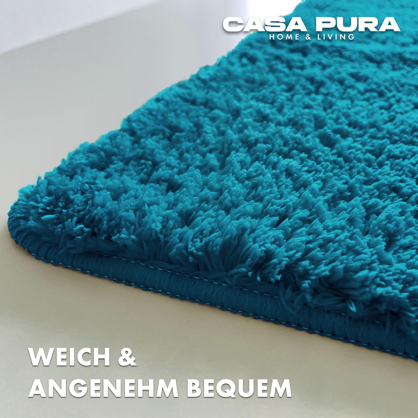 casa pura casa pura hoogpolige badmat Sky Soft - zacht