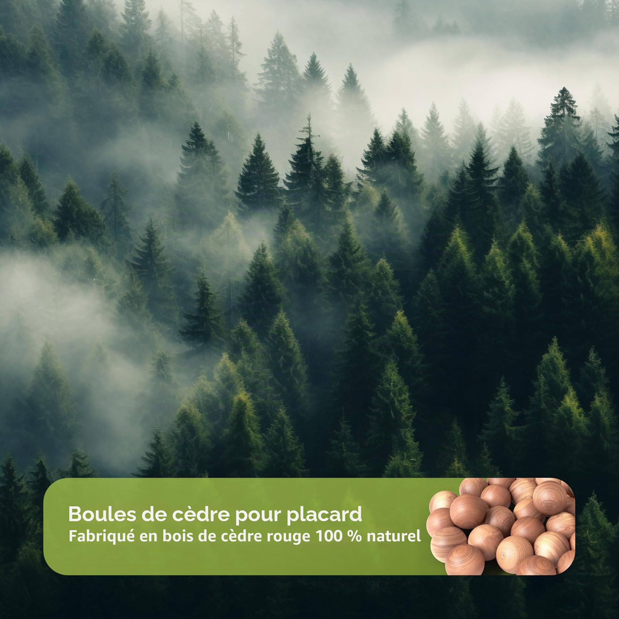 Boules de Cèdre Naturel Anti Mites Textiles Penderie Protection Durable Armoires Tiroirs Placards Chaussures Cedar