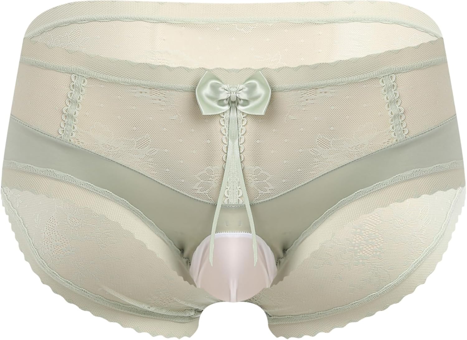 Linjinx Adult Sexy Male Lingerie for Men Underwear Girly Briefs Bikini Briefs Bulge Pouch Panties