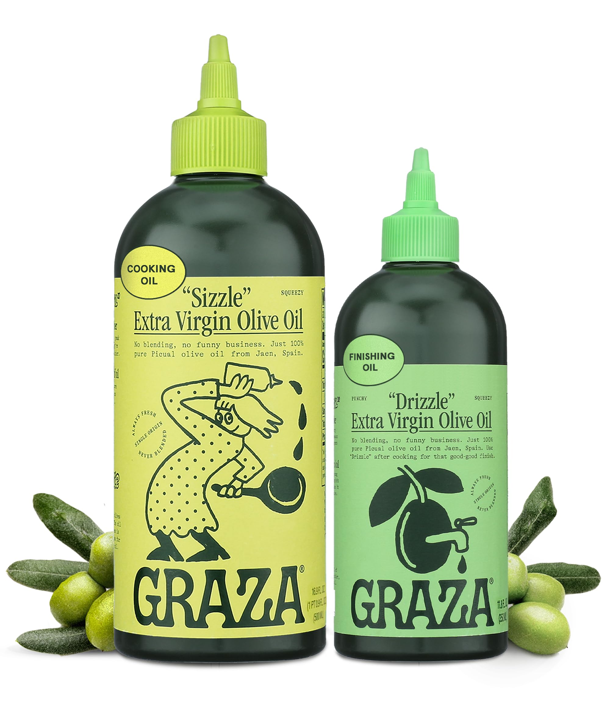 Amazon.com: Graza Extra Virgin Olive Oil Variety Pack, Sizzle