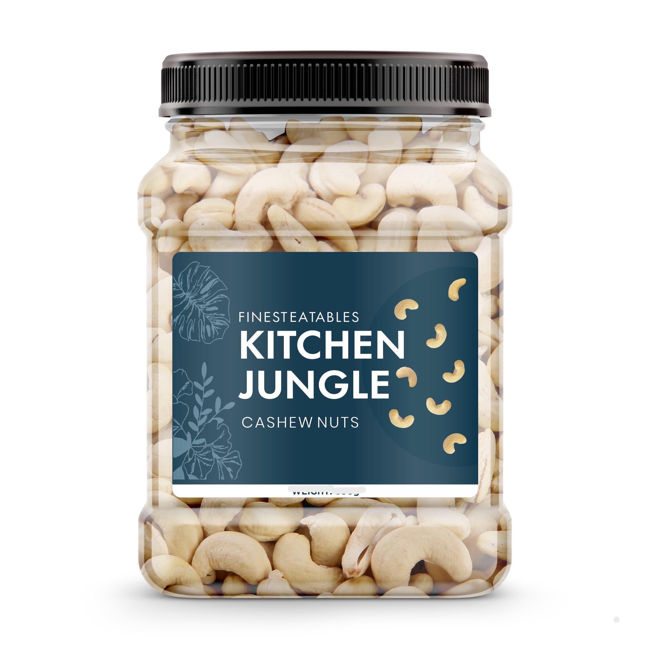 kitchen Jungle Whole Cashew Nuts Crunchy & Soft Kaju dry fruit grade w320 (1kg jar pack) (B0CKT1M15S) Amazon Price History, Amazon Price Tracker