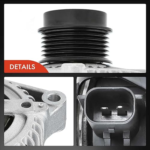Miniatura 7 de A-Premium Alternador compatible con Dodge Grand Caravan y Chrysler Town & Country 2001-2007, Voyager 2001-2003, 3.3L 3.8L, 140Amp 12V CW polea de 6