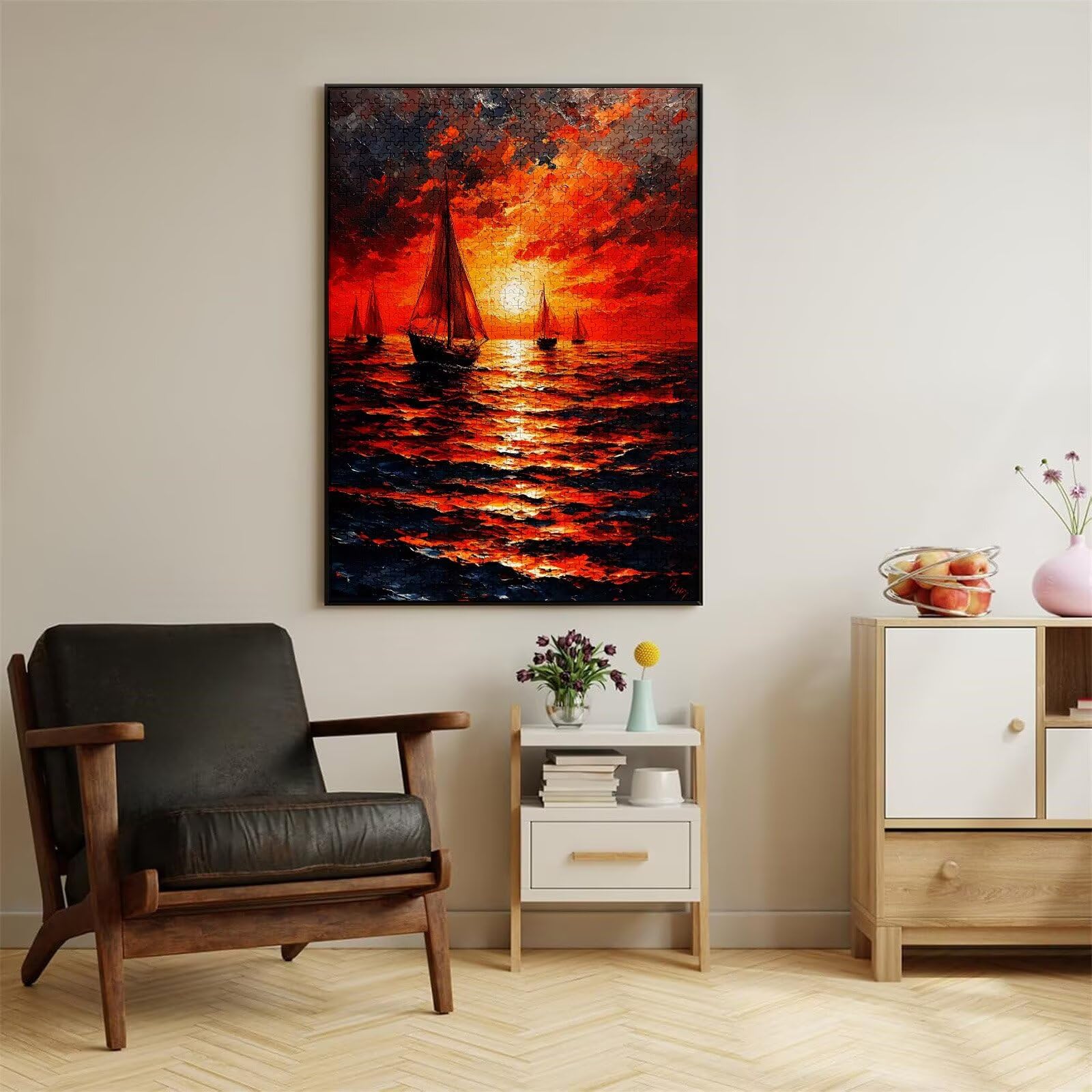 Puzzle 5000 Pieces, Puzzle Voilier Jigsaw Bois Adulte, Jigsaw pour Adultes Jeu éducatif défi Jouet Jigsaw 5000 Pieces Adultes Océan Puzzles Classiques, Cadeau Garcon DIY Maison Décoration S-617