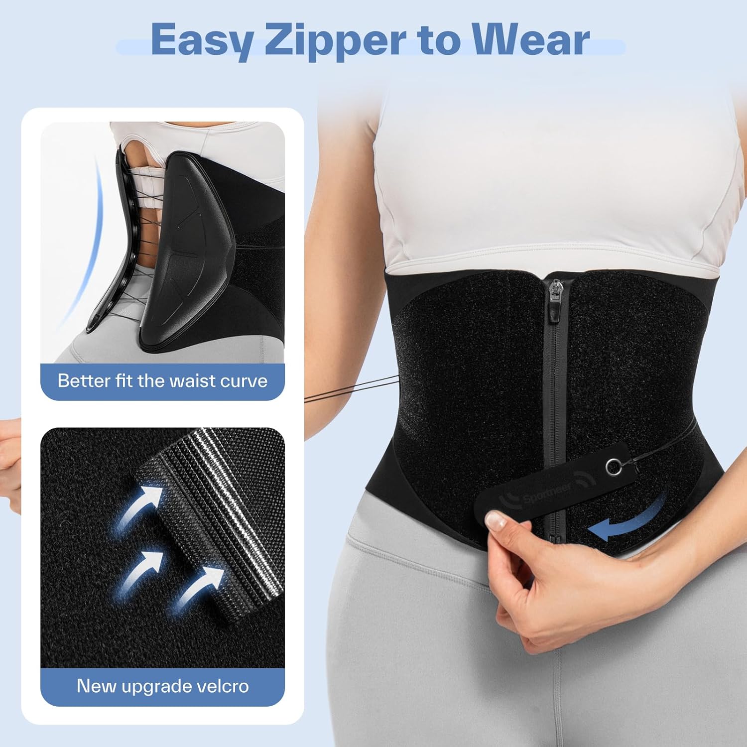 Weighted Vest with Waist Trimmer Belt