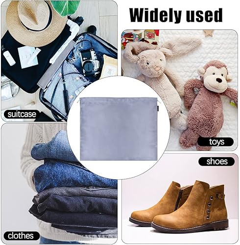 Miniatura 4 de Paquete de 6 bolsas para el polvo para bolsos, bolsas de seda para bolsos, zapatos, botas, bolsa de seda a prueba de polvo con cordón, bolsa de