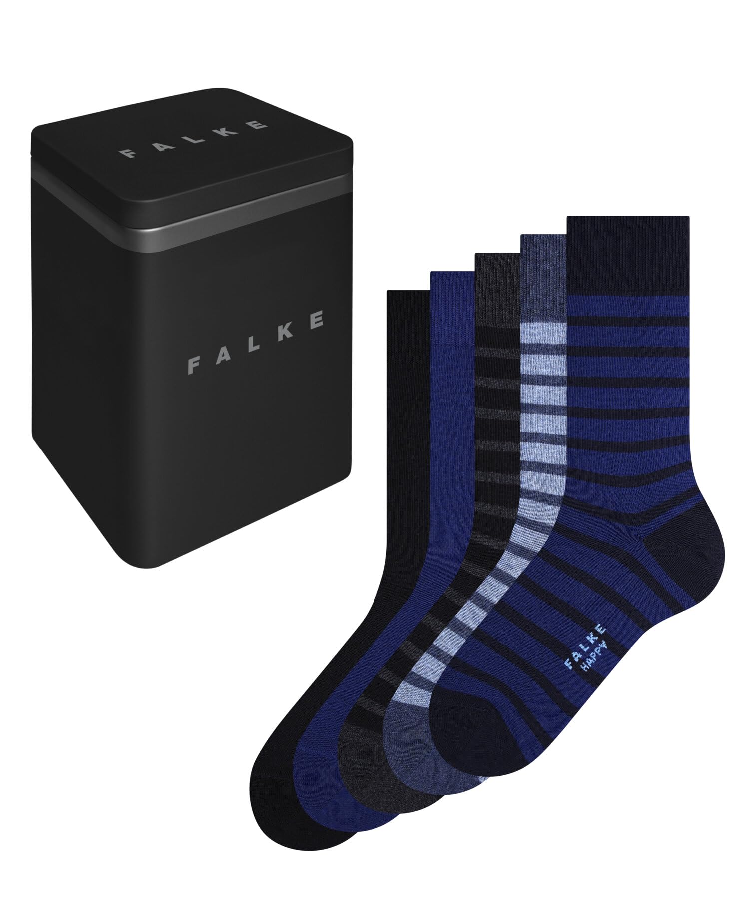 Men's Happy Cotton Socks, 5 Pairs Gift Box