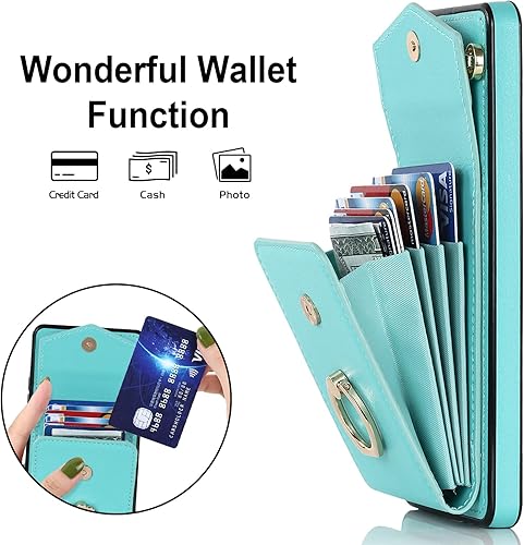 Miniatura 8 de Asuwish Funda de teléfono para Samsung Galaxy S20 Ultra 5G con protector de pantalla de vidrio templado y soporte de tarjeta de crédito con anillo