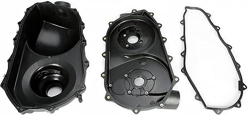 KUAFU Cubierta de embrague interior y exterior compatible con Can-Am Maverick 1000R de 2014 actual para 420612304 420212286 negro