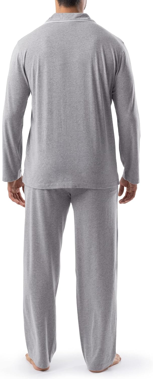 IZOD mens Sueded Jersey Knit Pajama Set - Image 2