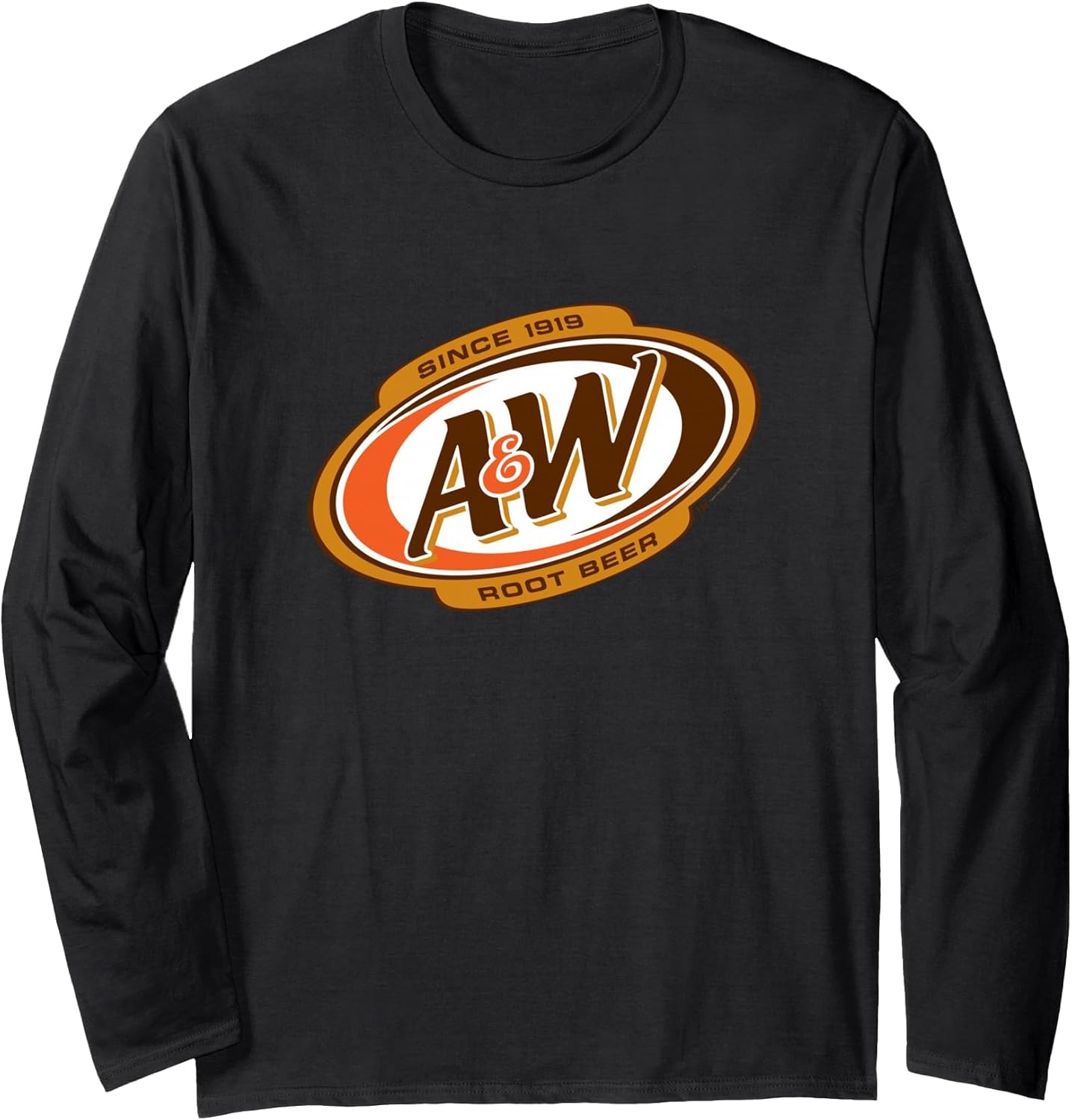 A&W Root Beer Since 1919 Retro Soda Badge Long Sleeve T-Shirt
