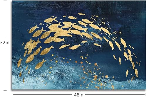 Miniatura 747 de Lienzo artístico para pared, pinturas de arte abstracto, fantasía azul, grafiti colorido sobre fondo blanco; decoración artística moderna para sala