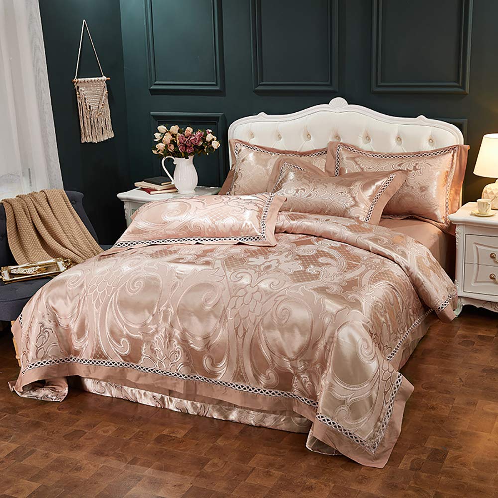 Zestaw pościeli Zestaw pościeli King Size Silk, Poszewki na kołdry Zestaw pościeli King Size King Size Gold Cotton Double Twin King Size Poszewki na kołdry Zestaw poszewe