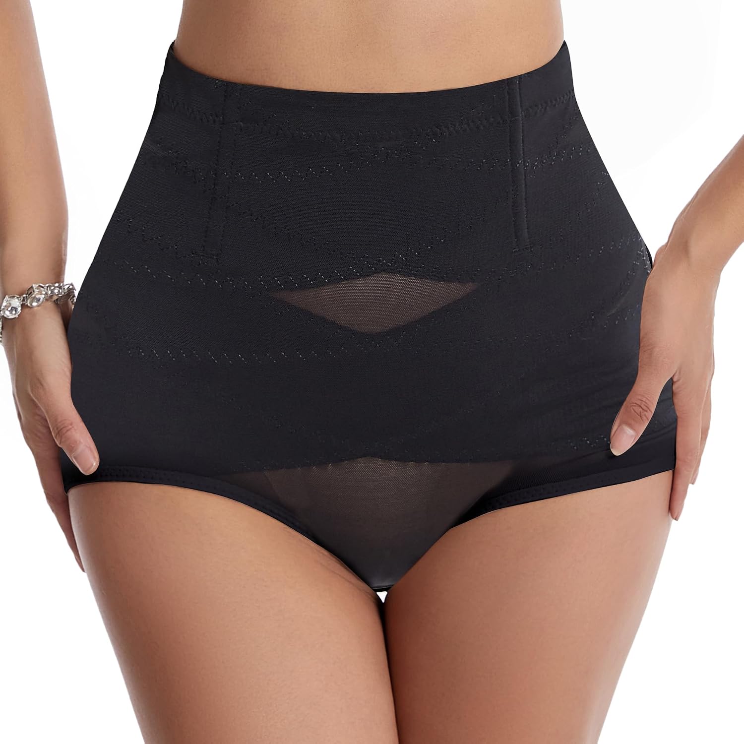 Bauchweg Unterhose Damen - Hoher Taille Miederhose Shapewear Bauchkontrolle Unterw sche Body Shaper Miederslip f r Frauen