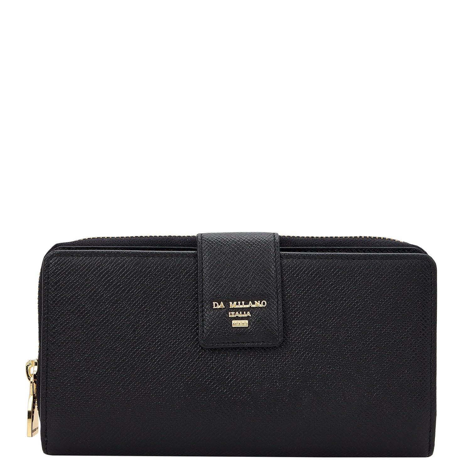 Premium Leather Wallet for Women | Multi Compartment Travel Wallet - Black (0985C)-image-44