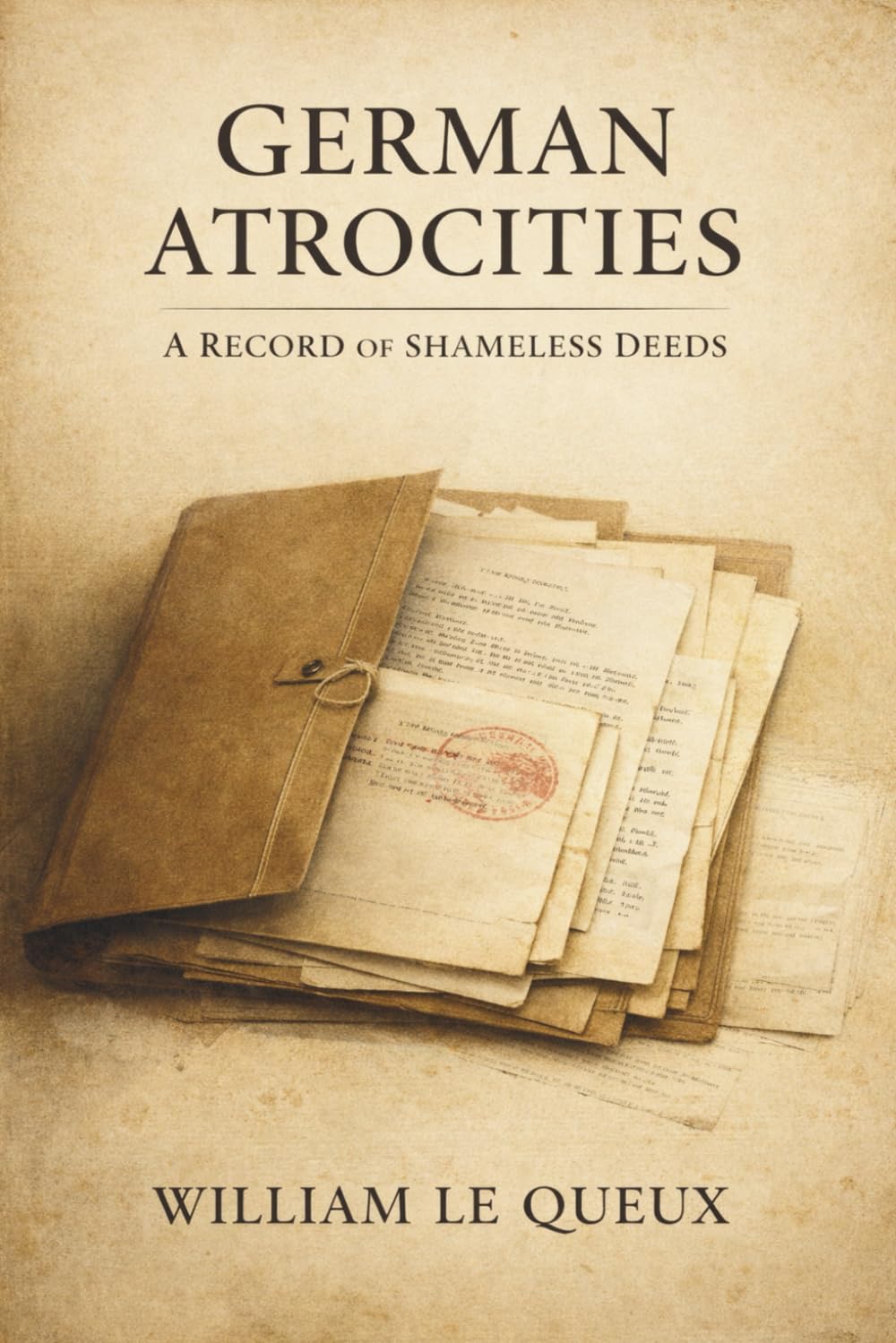 GERMAN ATROCITIES: A RECORD OF SHAMELESS DEEDS: Primary Source World War I literature