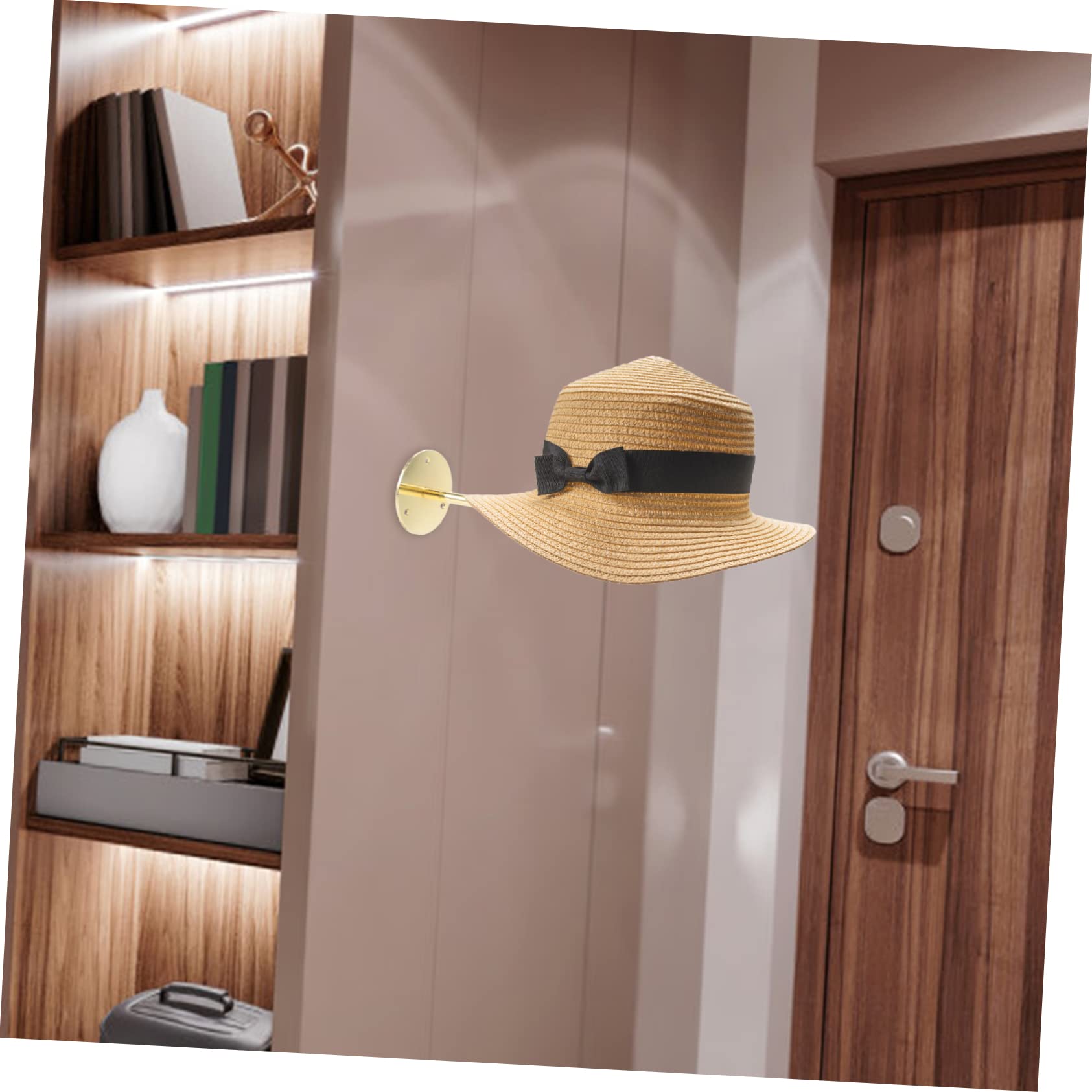 Zerodeko Soporte de Pared para Gorras de Béisbol de Madera y Metal