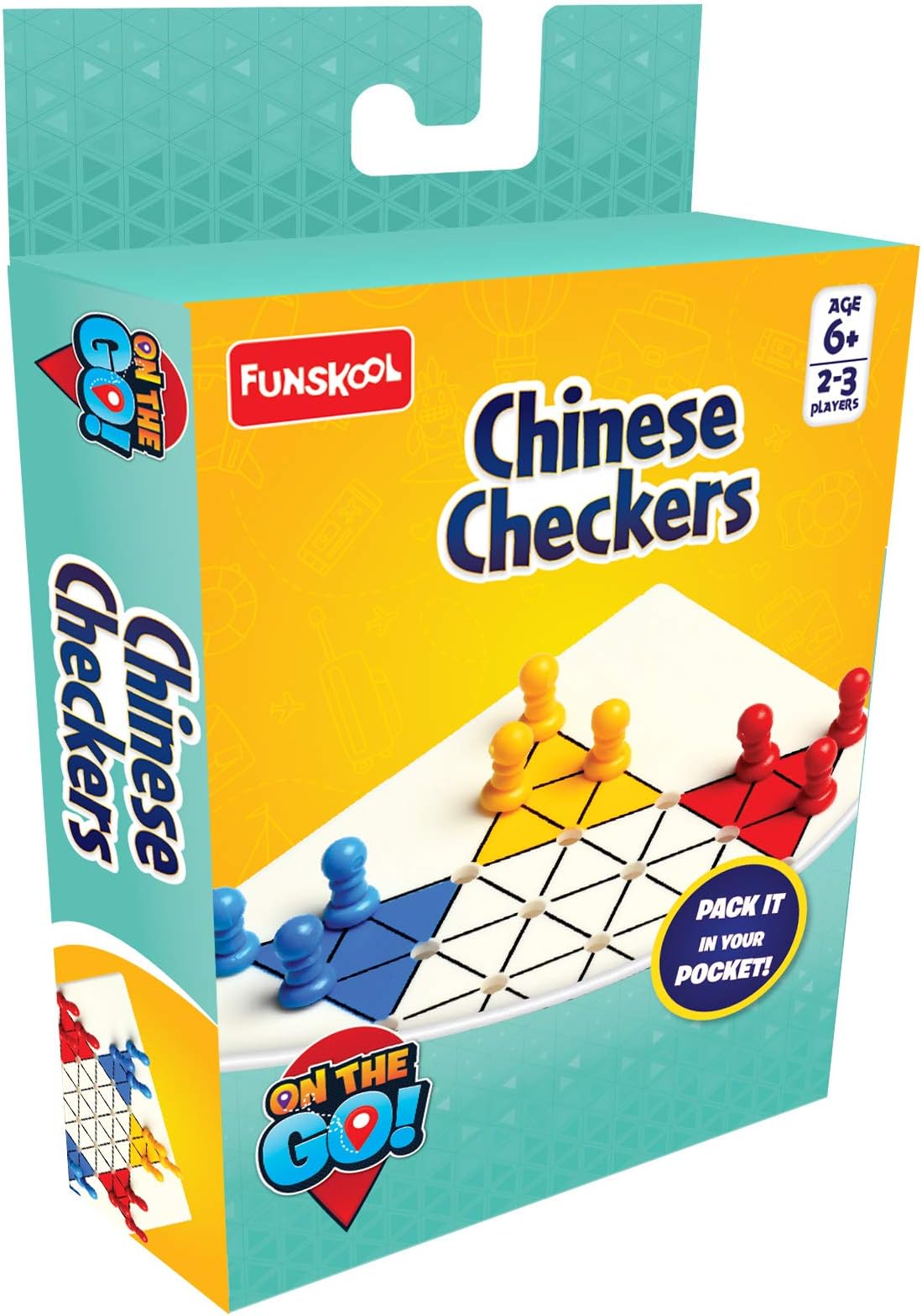 Funskool Travel Chinese Checkers - A Classic Strategic Game!, Multicolor
