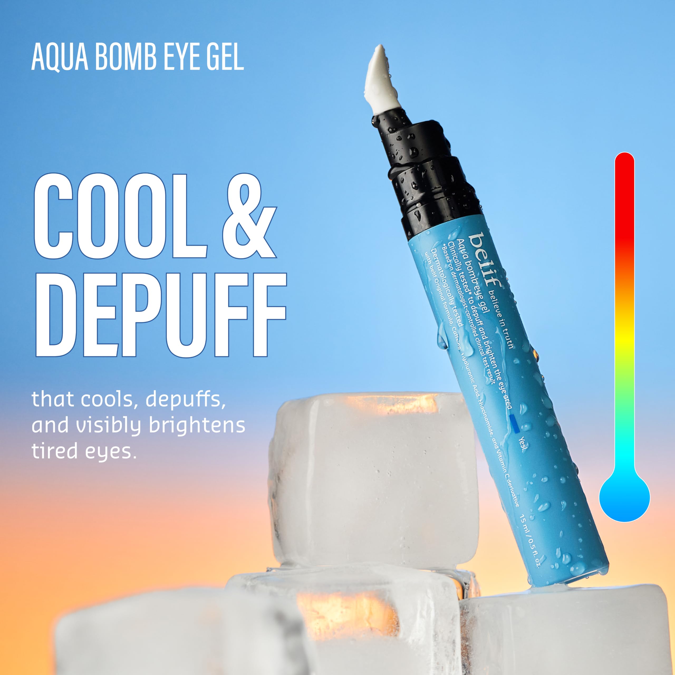 Belif Aqua Bomb Eye Gel - Reduce Puffiness & Dark Circles -2