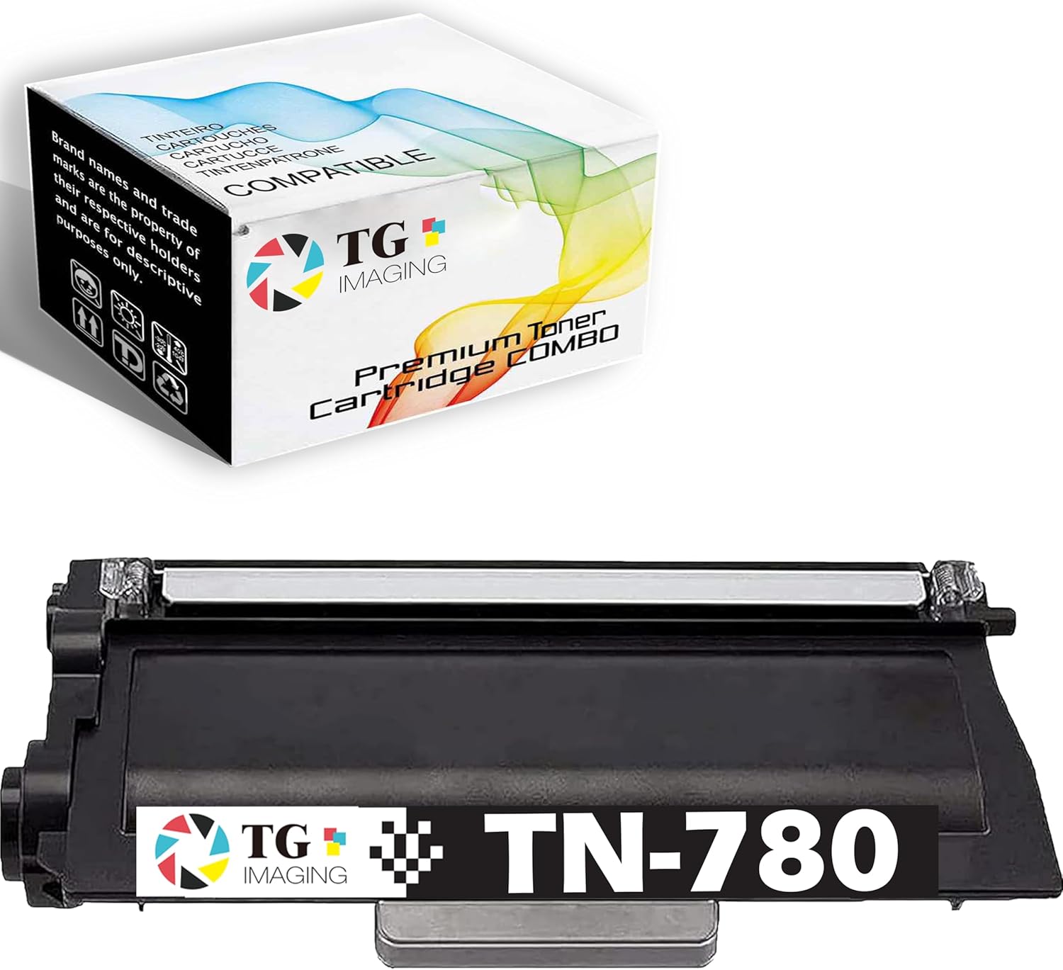 TG Imaging 1-Pack Compatible Replacement for Brother TN750 TN780 Toner Cartridge Work with DCP-8110DN DCP-8150DN HL-5440D HL-5450DN HL-5450D HL-5450DN HL-5470DW MFC-8710DN Printer, Black